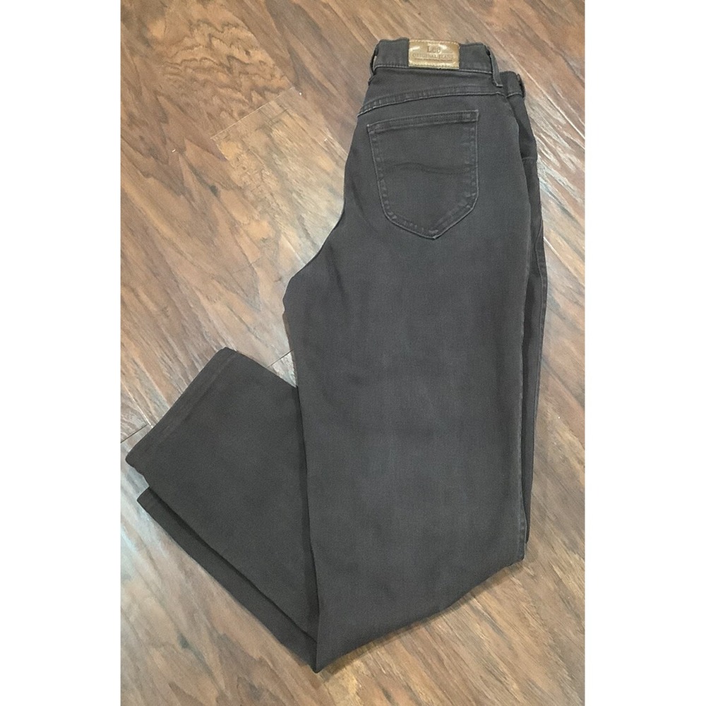 Vintage Lee Original Jeans Ladies  High-Rise Mom Jeans Brown Straight